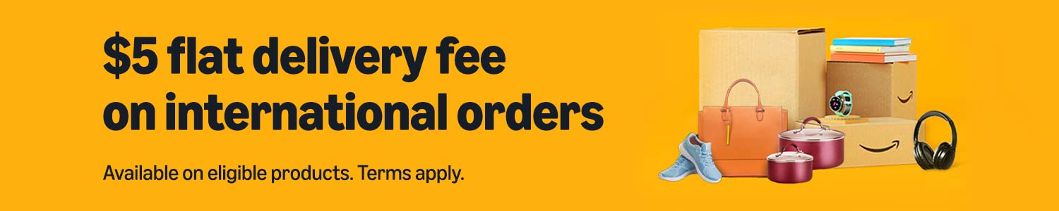 $5 delivery fee on international orders $5 delivery fee on international orders